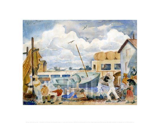 Figures on the Waterfront