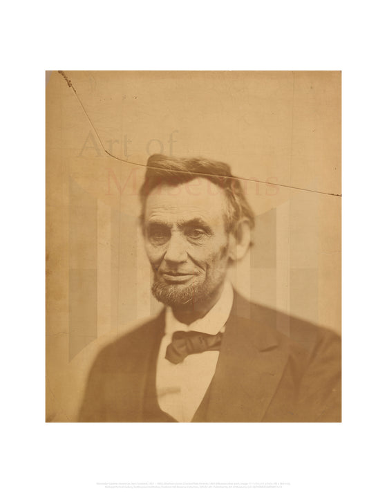 Abraham Lincoln (Cracked Plate Portrait)